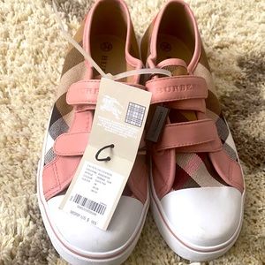 Burberry CheckGirls Sneakers Slate Pink S 34 (US 3